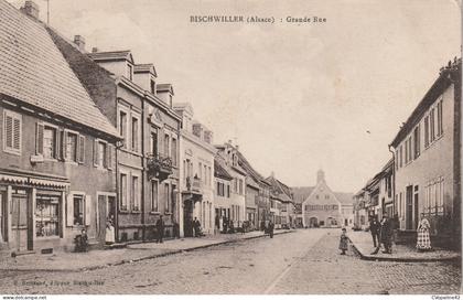 BISCHWILLER (67) Grande Rue en 1919