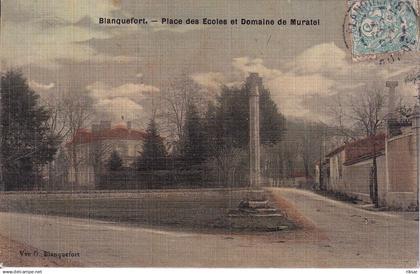 BLANQUEFORT(CARTE EN COULEUR TOILEE)