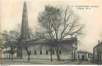 Carte Postale Ancienne - 33 - Blanquefort - L'Eglise - CPA - Voir Scans Recto-Verso - Poscard - Carta Postal -  Postkart