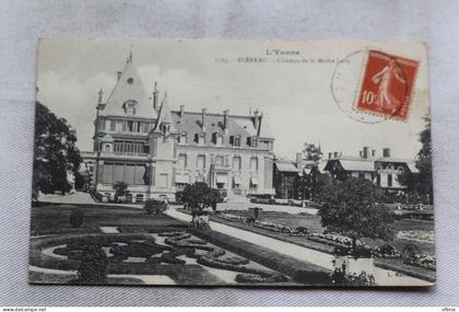 AC123/3, Cpa 1911, Bleneau, château de la Mothe Jarry, Yonne 89