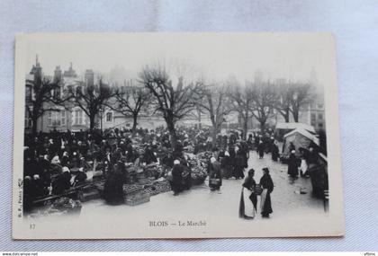 Blois, le marché, Loir et Cher 41