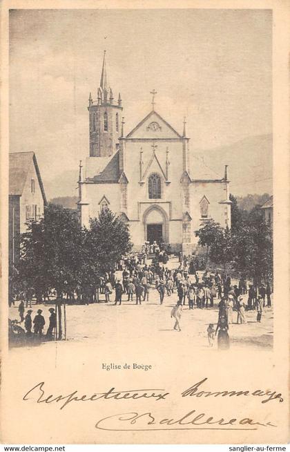 CPA 74 EGLISE DE BOEGE