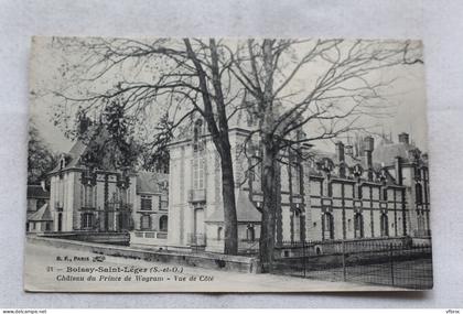 Boissy saint Léger, château du prince de Wagram, vue de côté, Val de Marne 94