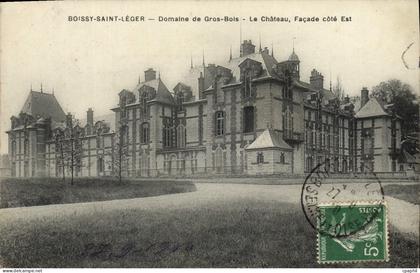 CPA Boissy Saint Leger Domaine de Gros Bois Le Chateau Facade cote Est