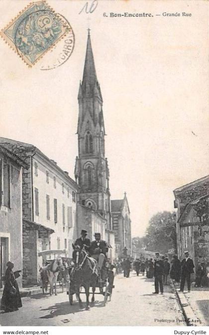 BON ENCONTRE - Grande Rue - très bon état