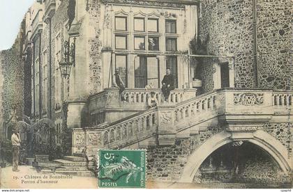 CPA 19 chateau de bonnetable perron d honneur