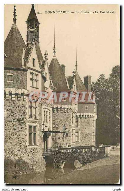 CPA Bonnetable le Chateau le pont Levis