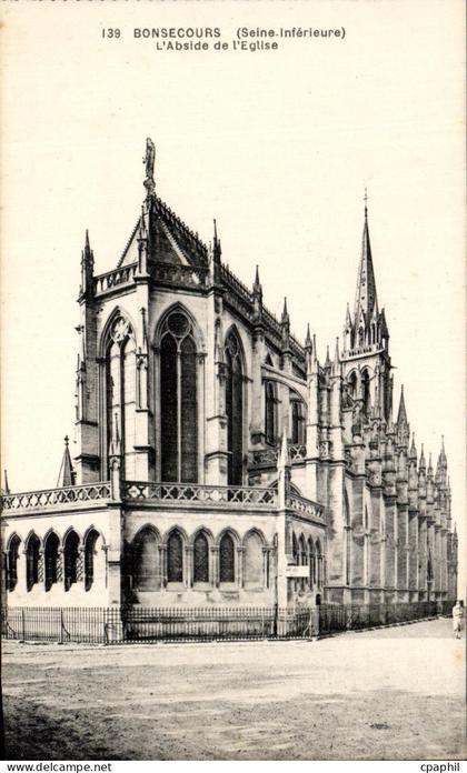 CPA Bonsecours L'Abside de L'Eglise