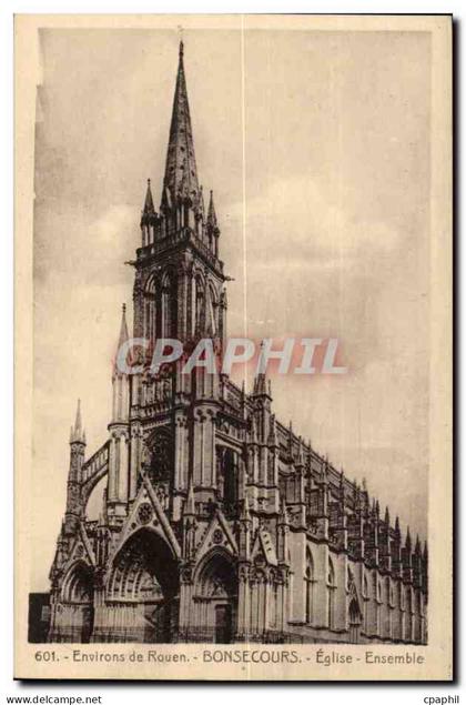 Environs de Bonsecours Bonsecours CPA Eglise Ensemble