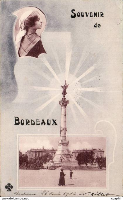 Bordeaux - Souvenir de Bordeaux - CPA