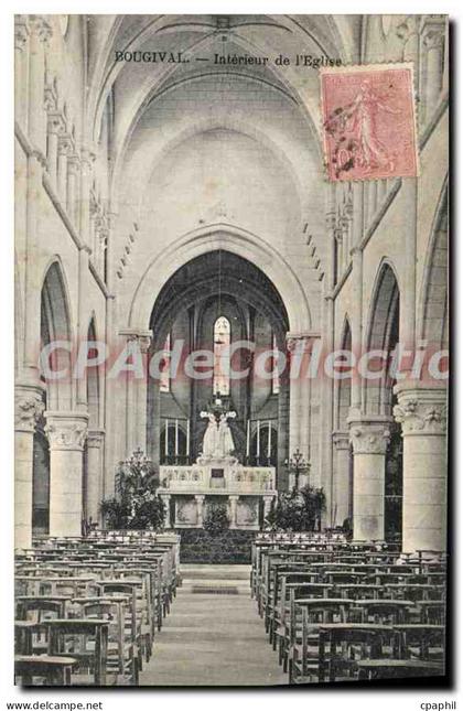 CPA Bougival Interieur de l'Eglise
