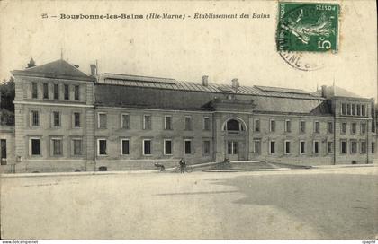 CPA Bourbonne Les Bains Etablissement des bains