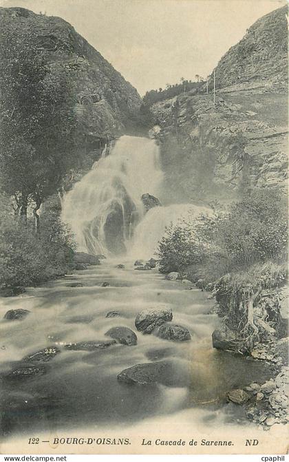 CPA BOURG-D'OISANS. La Cascade de Sarenne