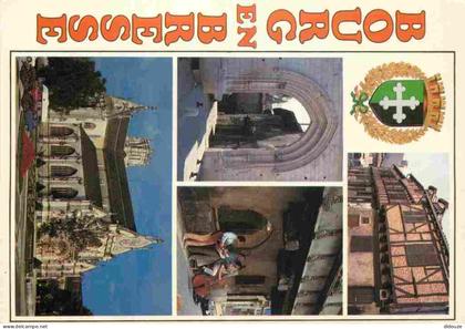 01 - Bourg en Bresse - Multivues - Blasons - CPM - Voir Scans Recto-Verso