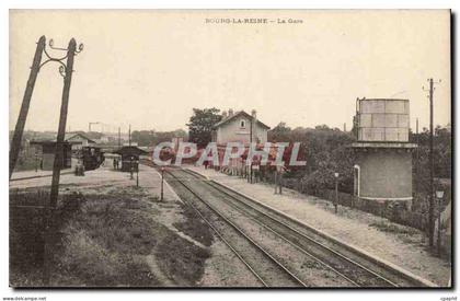 Bourg la Reine CPA La gare (train)