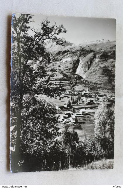 Cpm, Bourg saint Maurice, vue générale depuis la route de Courbaton, Savoie 73