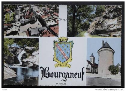 23 Bourganeuf multi vue blason    D23D  K23030K  C23030C RH030917