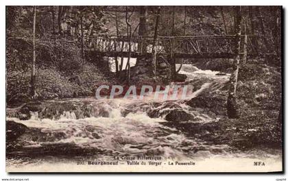 CPA Bourganeuf Vallee Du Verger la Passerelle