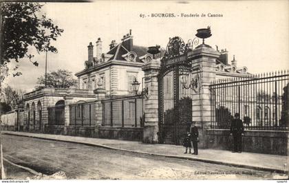 CPA Bourges Fonderie De Canons