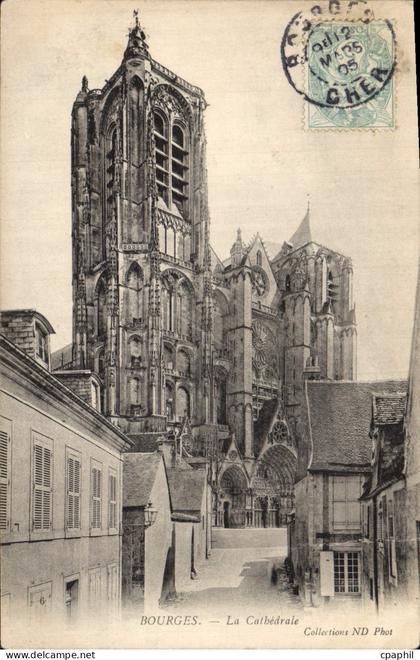 CPA Bourges La Cathedrale