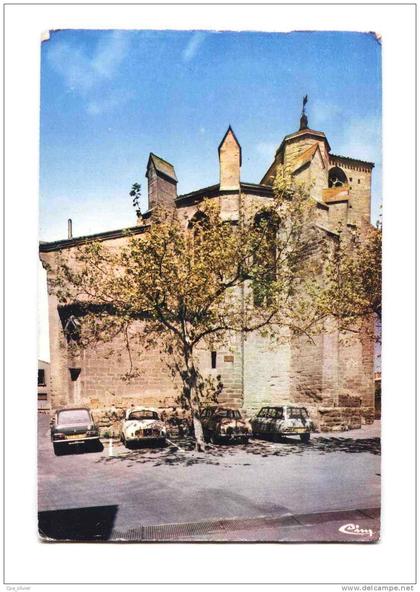 11 BRAM Eglise, Citroen Ami 8, Renault Dauphine, ed CIM 6350, CPSM 10x15, 197?