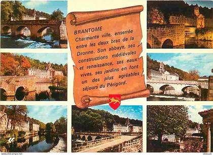 24 - Brantome - Multivues - CPM - Voir Scans Recto-Verso