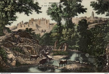 CPA Bressuire et son chateau