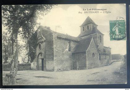 cpa du 46 Bretenoux  -- l' église     SEPT24-45