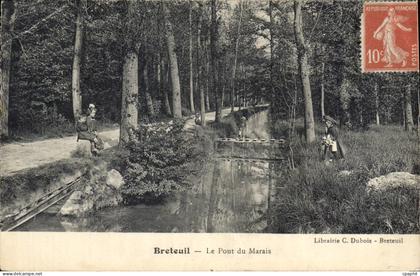 CPA Breteuil Le Pont Du Marais