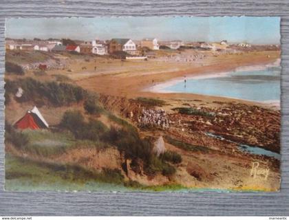 Cpa Brétignolles sur mer (85) vue d'ensemble de la plage de la parée