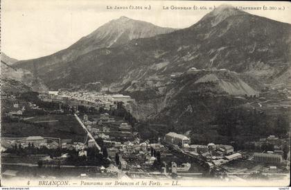 CPA Briancon Panorama sur Briancon et les Forts