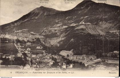 CPA Briancon Panorama sur Briancon et les Forts