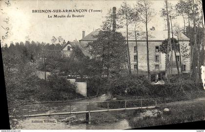 CPA Brienon Sur Armancon Le Moulin Du Boutoir