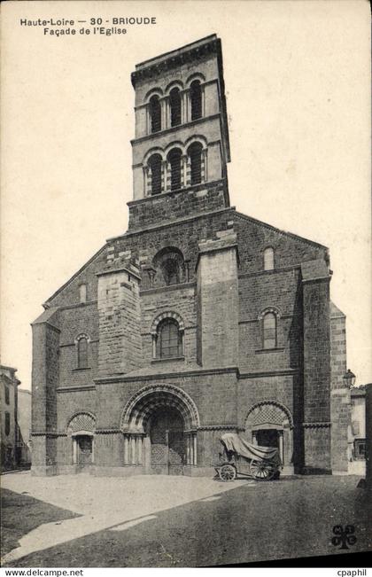 CPA Brioude Facade de L'Eglise