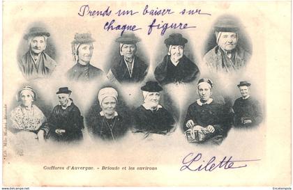 CPA Carte Postale France Brioude Coiffures de Brioude et des environs 1901 VM92137ok