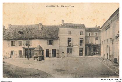 CAR-ADKP14-1100-86 - BUSSEROLLE - Place du puits