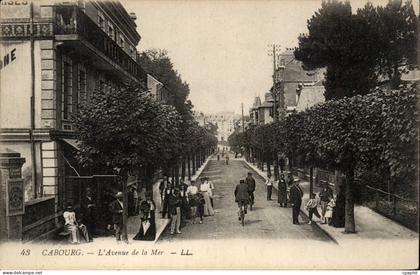 Cabourg CPA L'avenue de la mer