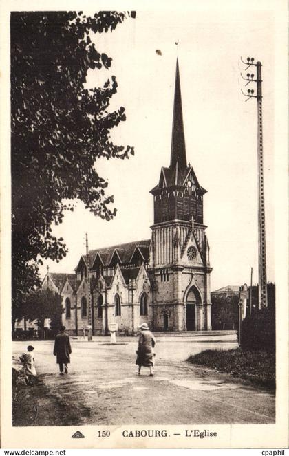 CAbourg CPA L'eglise