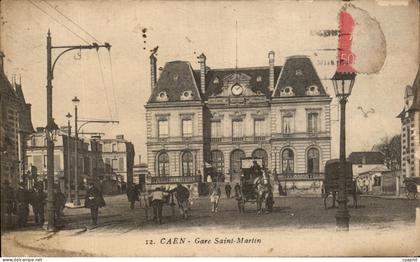 CPA Caen Gare Saint Martin