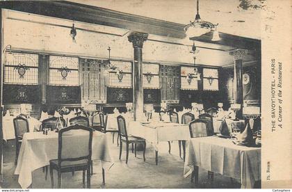 CPA 75 Paris Cafés, hôtels, restaurants The SAVOY HOTEL A corner of the Restaurant 1924