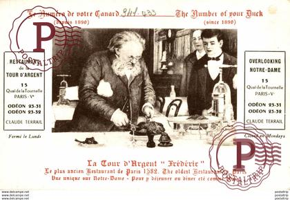 CPA PARIS (5e) La Cour d'Argent Frederic RESTAURANT