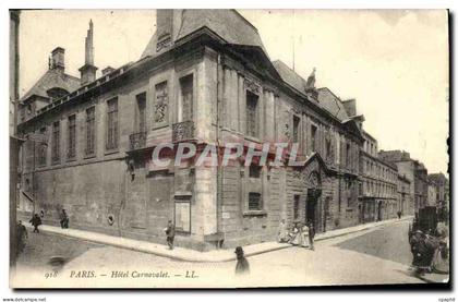 CPA Paris Hotel Carnavalet