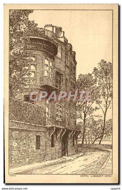 CPA Paris Hotel Lamdert