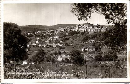 Cagnes sur Mer - Le Vieux Village - Vue prise des Collettes - CPA