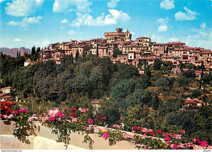 CPM Cagnes sur Mer Cote d'Azur French Riviera Le haut de Cagnes et son chateau