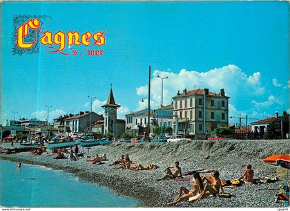 CPM La Cote d'Azur inoubliable Cagnes sur Mer le bord de mer