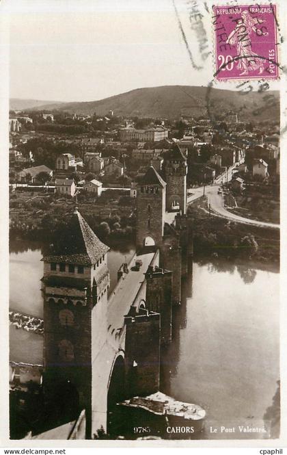 CPM 9787 cahors le pont valentre