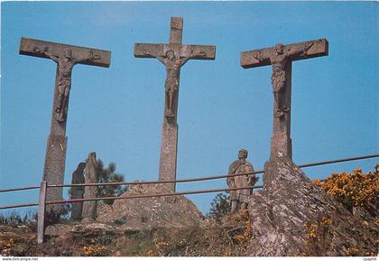 CPM Callac en Plumelec Morbihan Jesus Crucifie