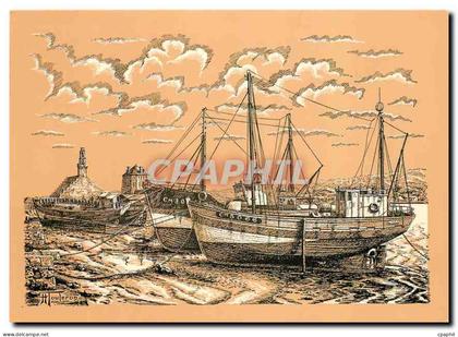 CPM Port de Peche a maree basse Camaret