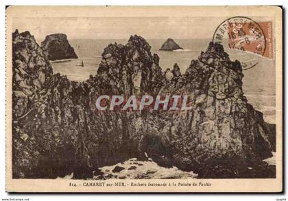 Camaret sur Mer - Rochers Festonnes a la Pointe de Pen-Hir - CPA